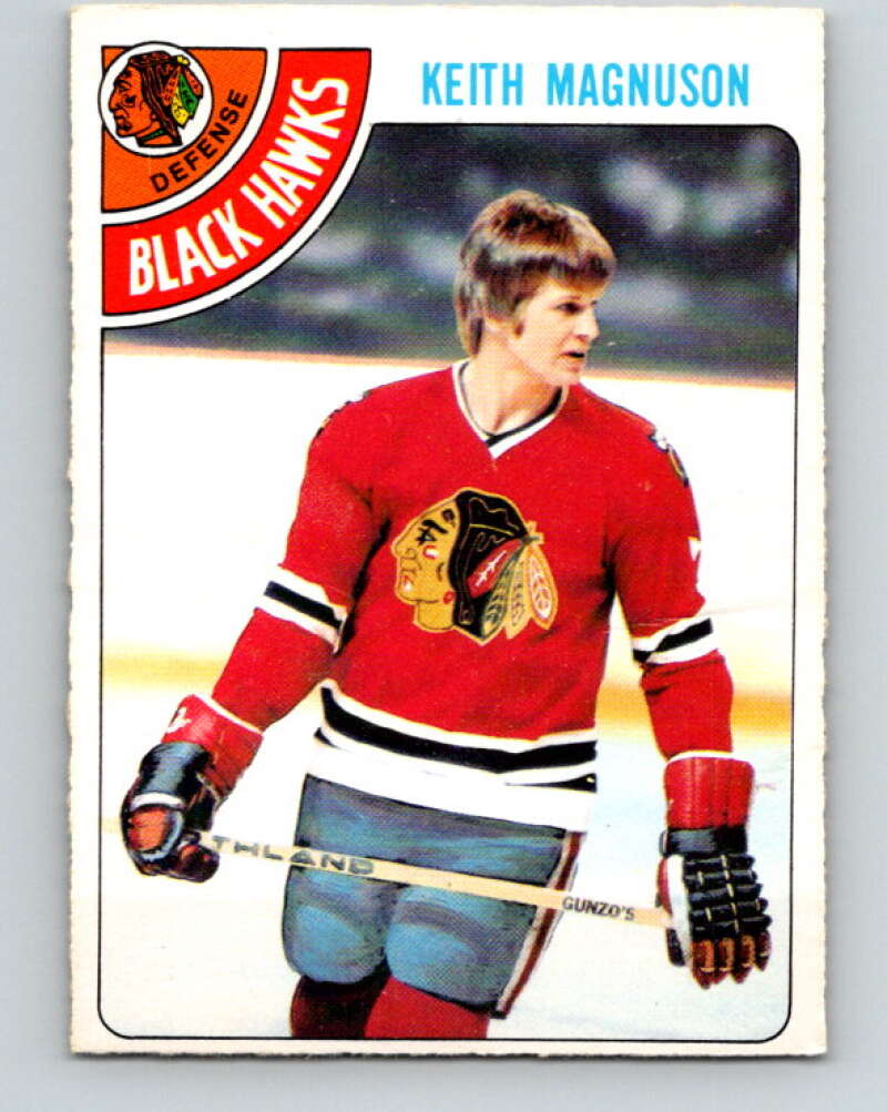 1978-79 O-Pee-Chee #34 Keith Magnuson  Chicago Blackhawks  V21278