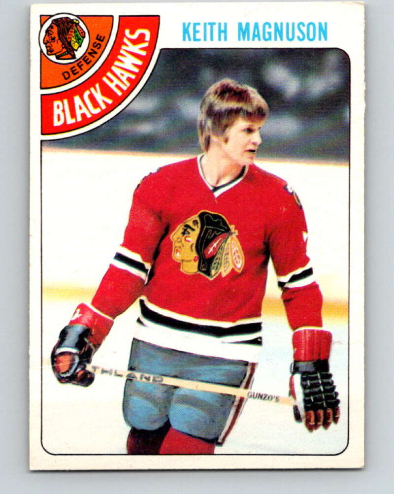 1978-79 O-Pee-Chee #34 Keith Magnuson  Chicago Blackhawks  V21280
