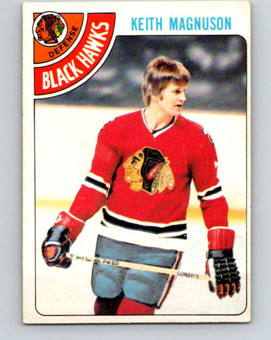 1978-79 O-Pee-Chee #34 Keith Magnuson  Chicago Blackhawks  V21281