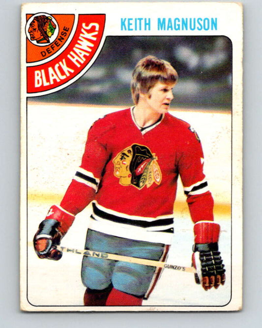 1978-79 O-Pee-Chee #34 Keith Magnuson  Chicago Blackhawks  V21282
