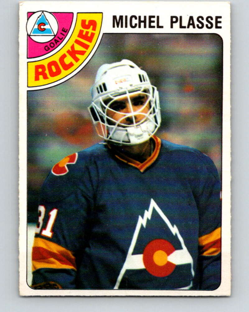 1978-79 O-Pee-Chee #36 Michel Plasse  Colorado Rockies  V21289