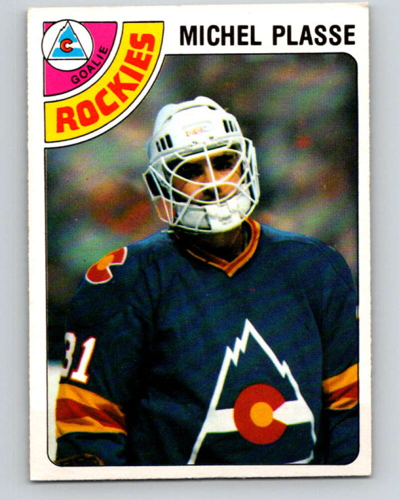 1978-79 O-Pee-Chee #36 Michel Plasse  Colorado Rockies  V21293