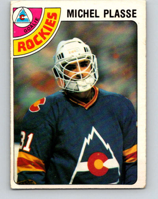 1978-79 O-Pee-Chee #36 Michel Plasse  Colorado Rockies  V21294