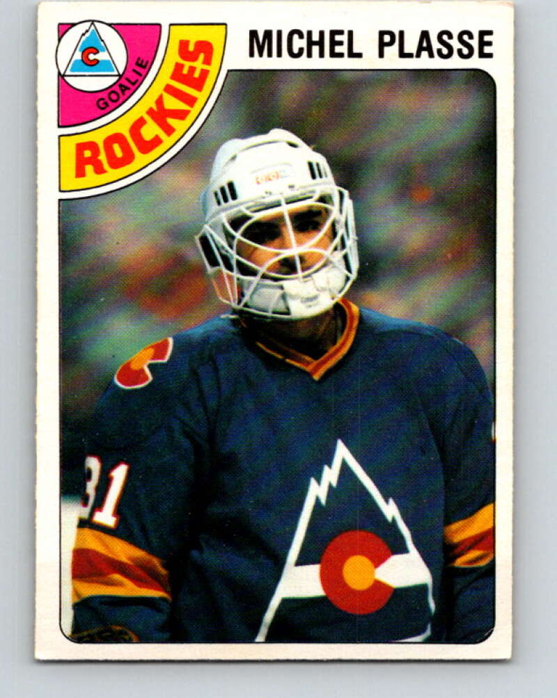1978-79 O-Pee-Chee #36 Michel Plasse  Colorado Rockies  V21297