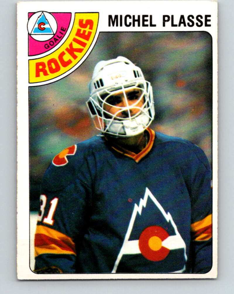 1978-79 O-Pee-Chee #36 Michel Plasse  Colorado Rockies  V21301