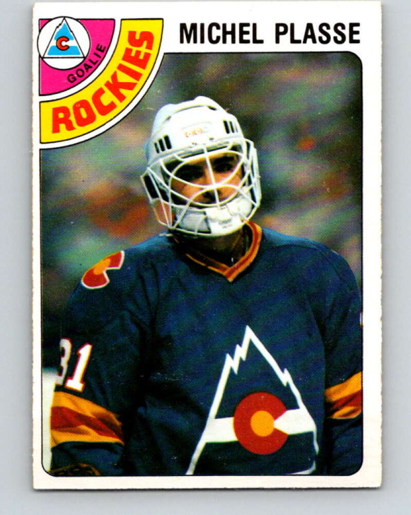 1978-79 O-Pee-Chee #36 Michel Plasse  Colorado Rockies  V21305