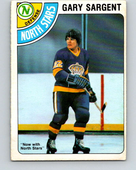 1978-79 O-Pee-Chee #37 Gary Sargent  Minnesota North Stars  V21308