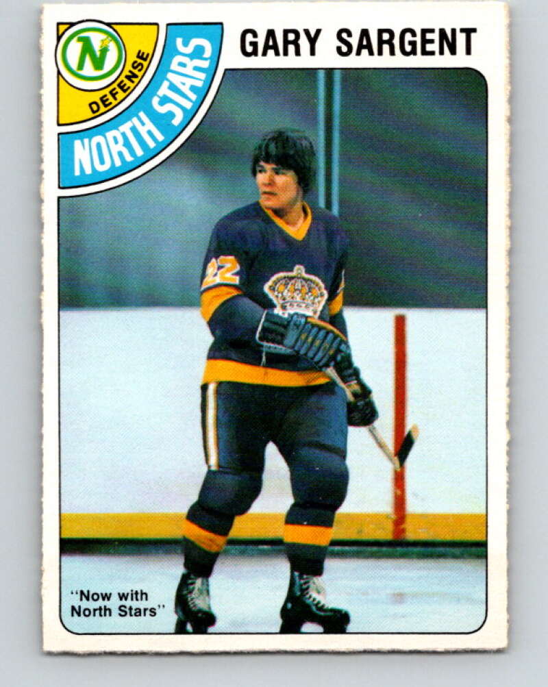 1978-79 O-Pee-Chee #37 Gary Sargent  Minnesota North Stars  V21309