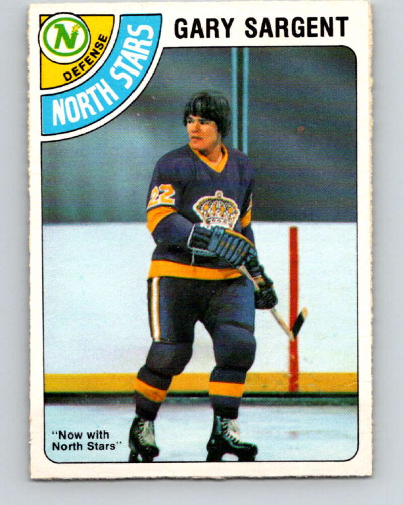 1978-79 O-Pee-Chee #37 Gary Sargent  Minnesota North Stars  V21312