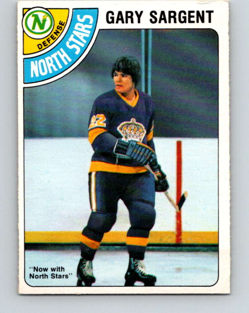 1978-79 O-Pee-Chee #37 Gary Sargent  Minnesota North Stars  V21313
