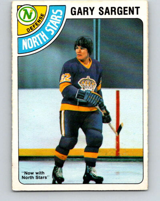 1978-79 O-Pee-Chee #37 Gary Sargent  Minnesota North Stars  V21314