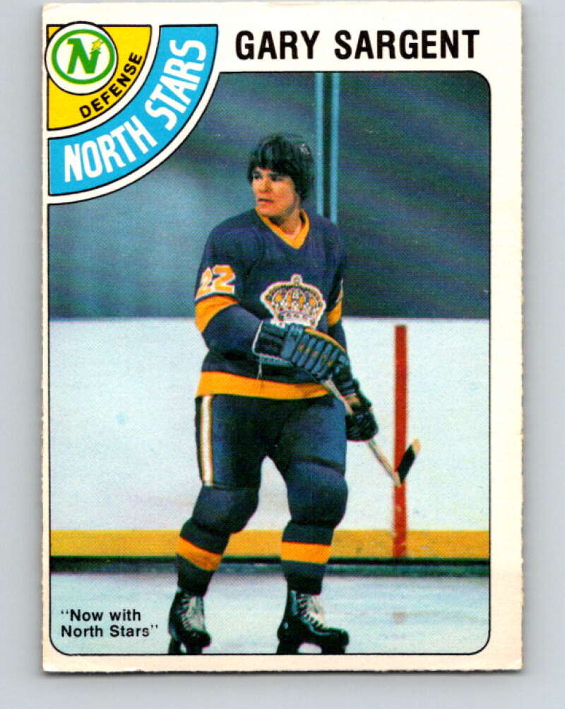 1978-79 O-Pee-Chee #37 Gary Sargent  Minnesota North Stars  V21315