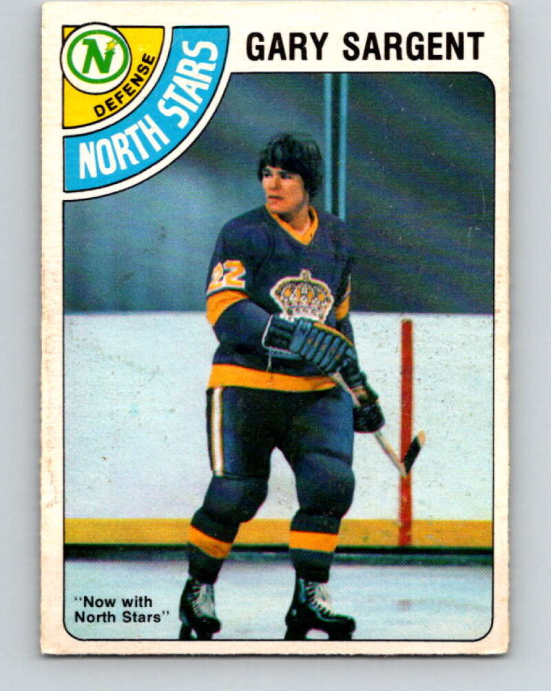 1978-79 O-Pee-Chee #37 Gary Sargent  Minnesota North Stars  V21316