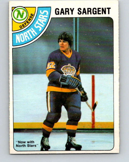 1978-79 O-Pee-Chee #37 Gary Sargent  Minnesota North Stars  V21322