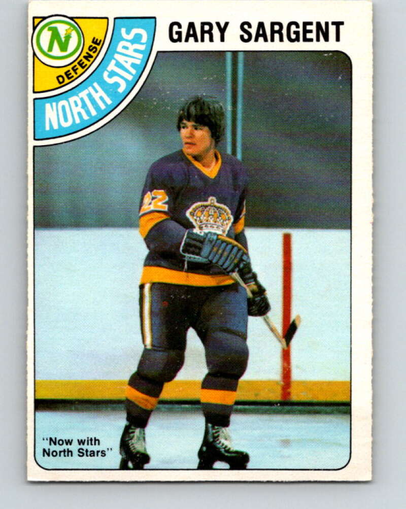 1978-79 O-Pee-Chee #37 Gary Sargent  Minnesota North Stars  V21324