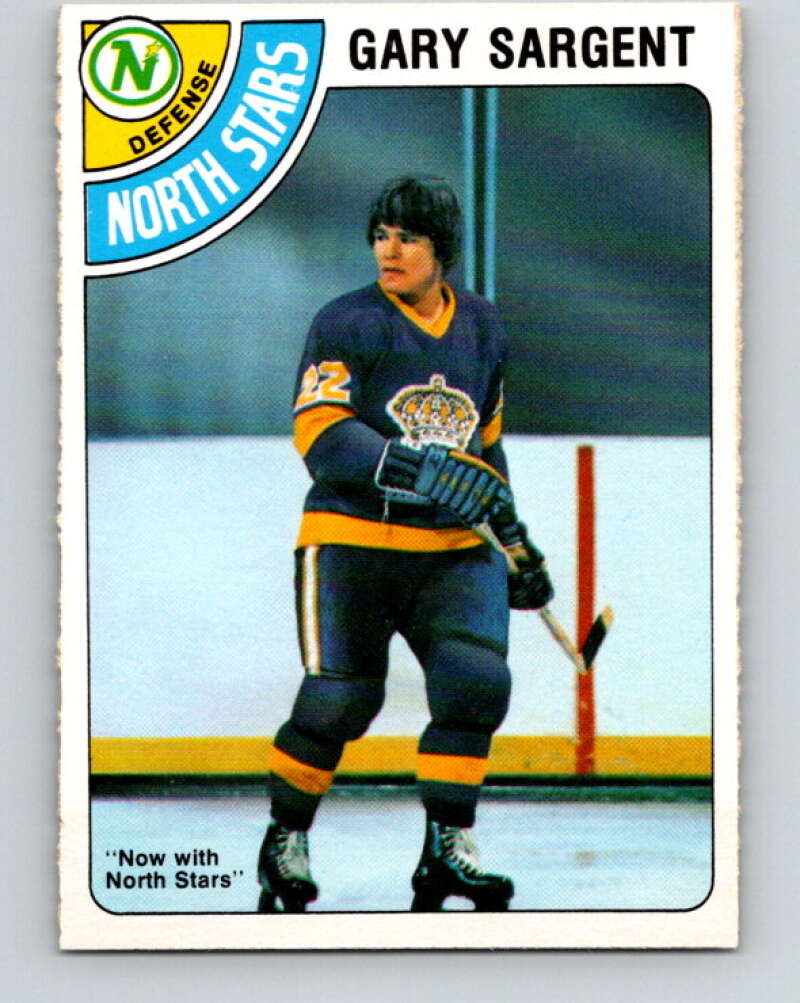 1978-79 O-Pee-Chee #37 Gary Sargent  Minnesota North Stars  V21325