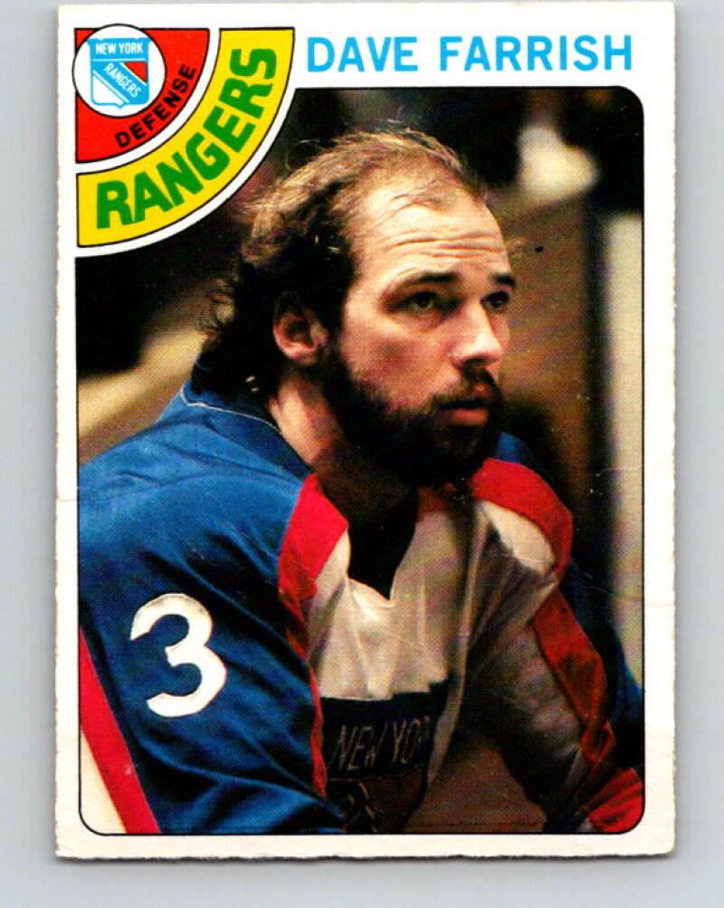 1978-79 O-Pee-Chee #41 Dave Farrish  New York Rangers  V21384