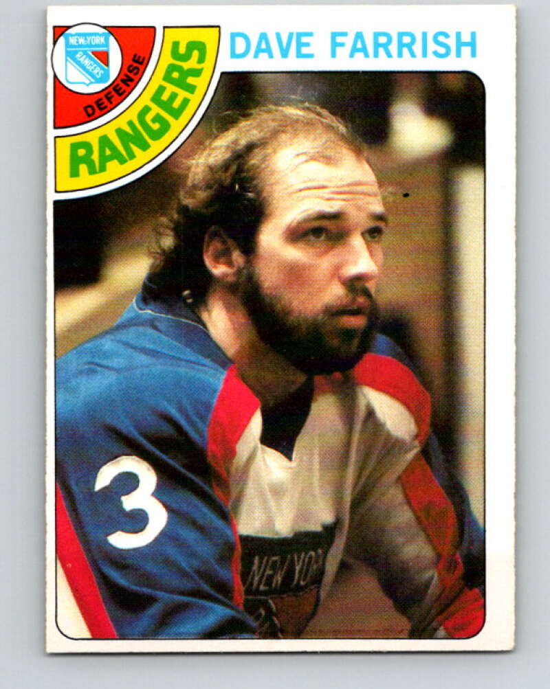1978-79 O-Pee-Chee #41 Dave Farrish  New York Rangers  V21386