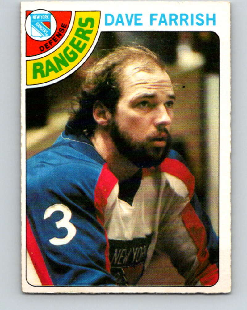 1978-79 O-Pee-Chee #41 Dave Farrish  New York Rangers  V21390