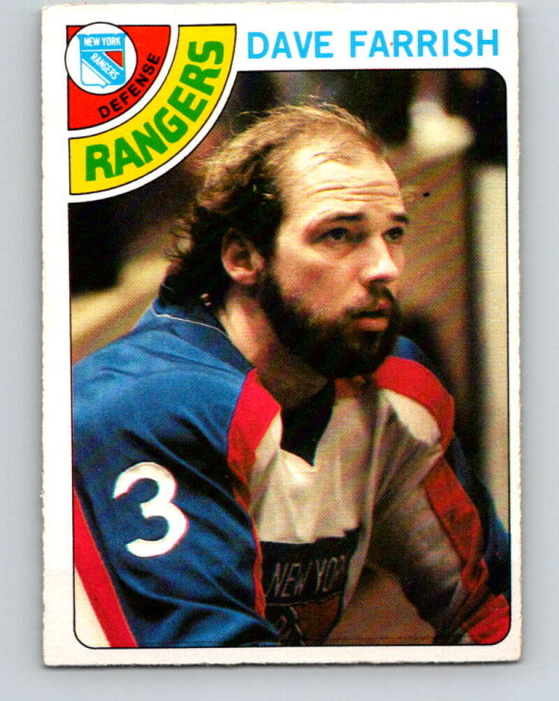 1978-79 O-Pee-Chee #41 Dave Farrish  New York Rangers  V21391