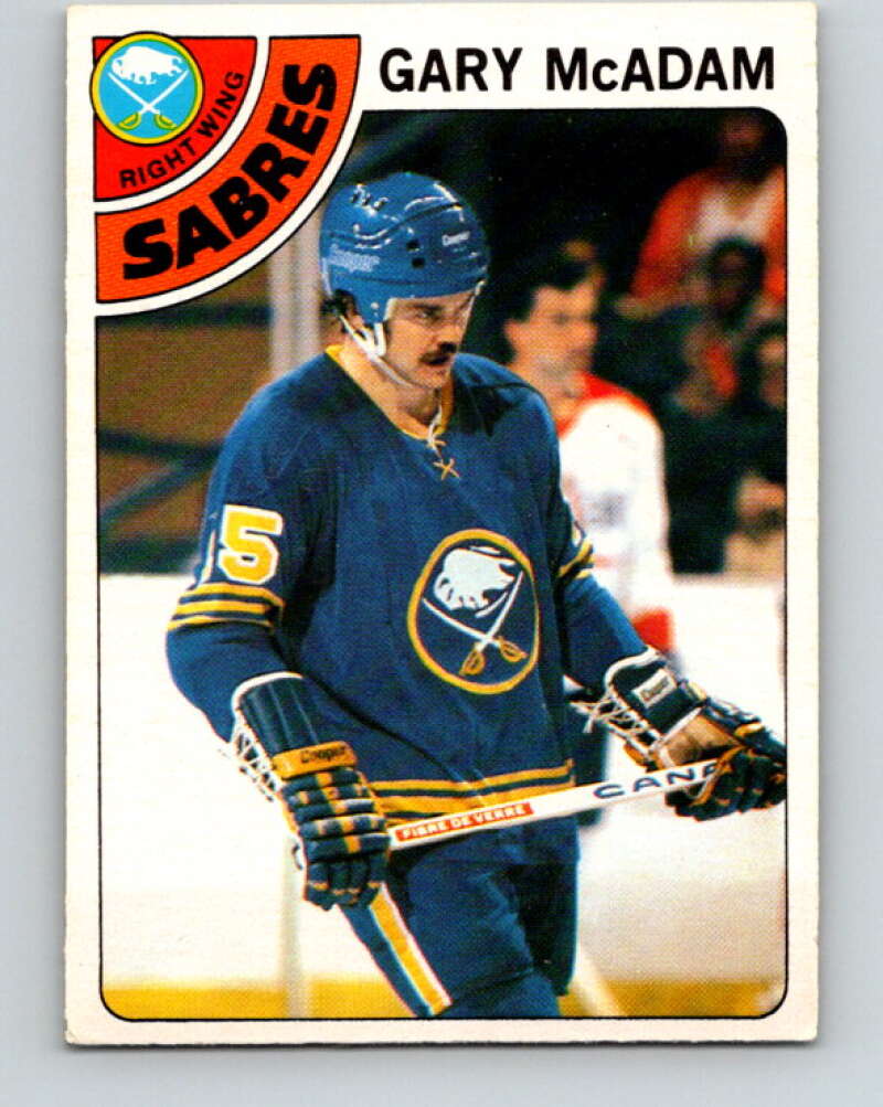 1978-79 O-Pee-Chee #42 Gary McAdam  Buffalo Sabres  V21401