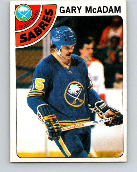 1978-79 O-Pee-Chee #42 Gary McAdam  Buffalo Sabres  V21407