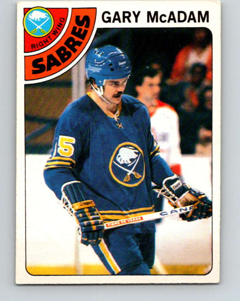 1978-79 O-Pee-Chee #42 Gary McAdam  Buffalo Sabres  V21409