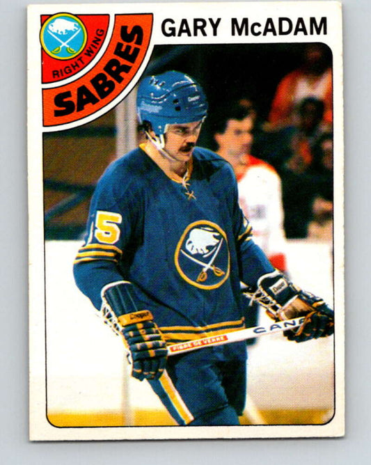 1978-79 O-Pee-Chee #42 Gary McAdam  Buffalo Sabres  V21413