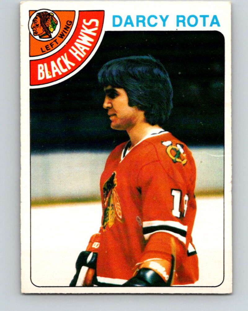 1978-79 O-Pee-Chee #47 Darcy Rota  Chicago Blackhawks  V21496