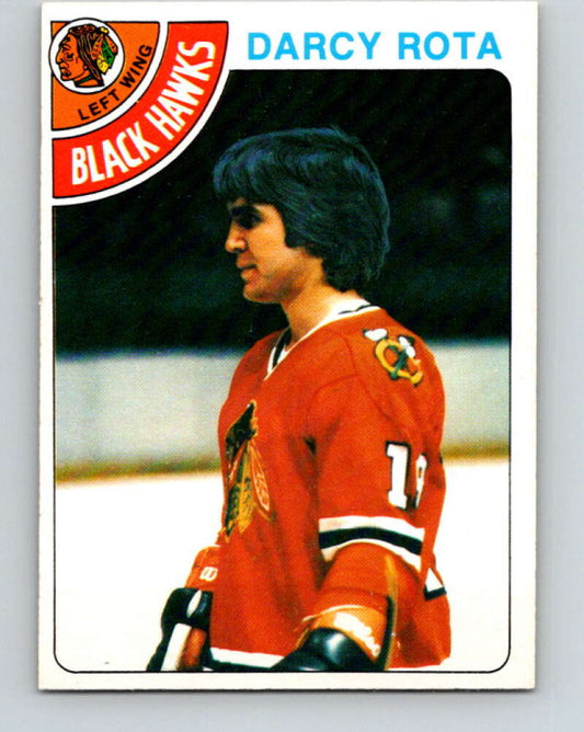 1978-79 O-Pee-Chee #47 Darcy Rota  Chicago Blackhawks  V21508