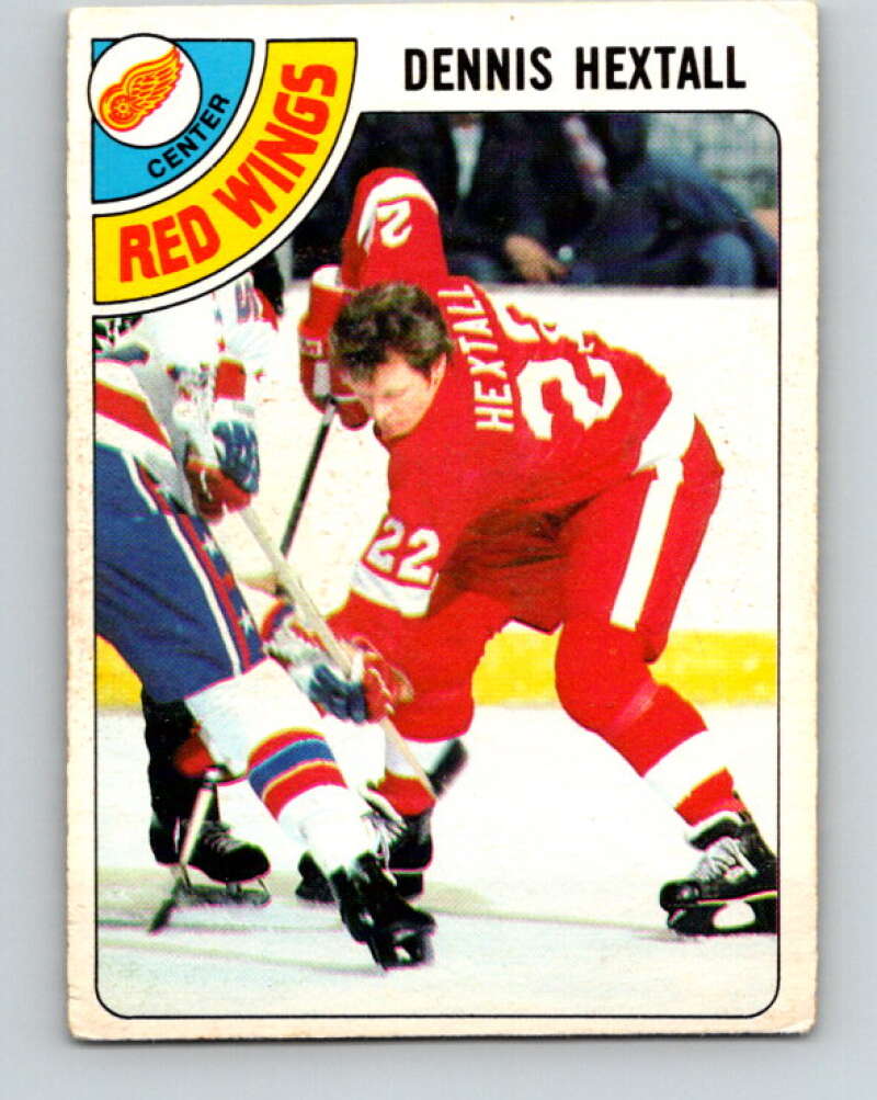 1978-79 O-Pee-Chee #48 Dennis Hextall  Detroit Red Wings  V21511