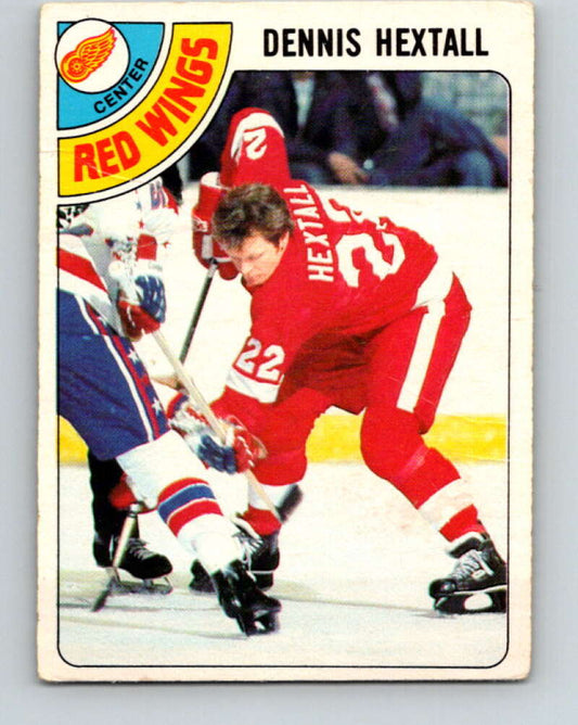 1978-79 O-Pee-Chee #48 Dennis Hextall  Detroit Red Wings  V21515