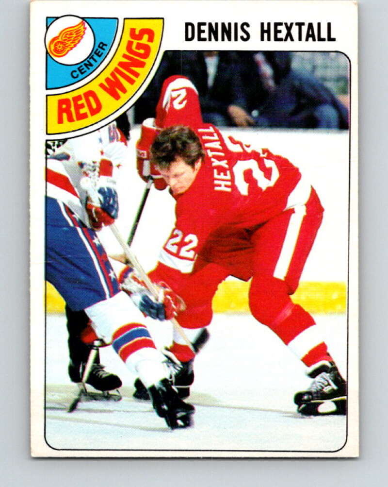 1978-79 O-Pee-Chee #48 Dennis Hextall  Detroit Red Wings  V21518