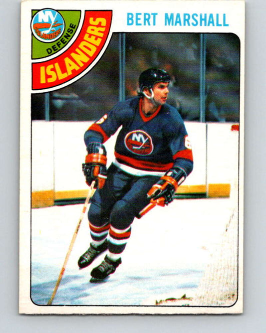 1978-79 O-Pee-Chee #49 Bert Marshall  New York Islanders  V21525