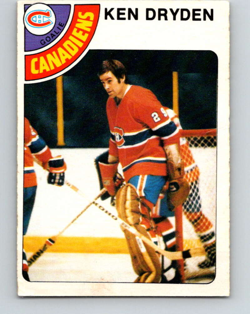 1978-79 O-Pee-Chee #50 Ken Dryden AS  Montreal Canadiens  V21539