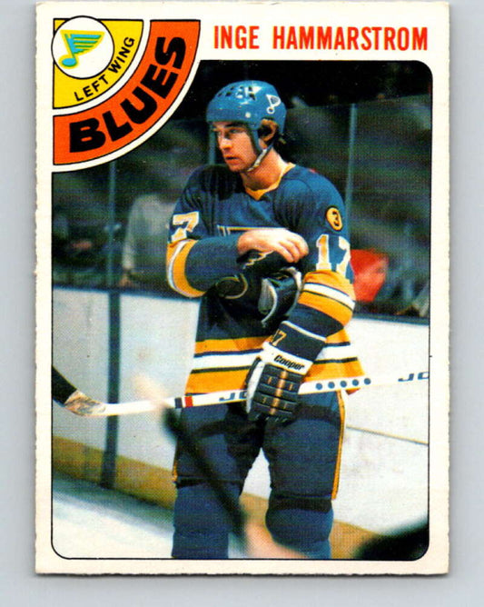 1978-79 O-Pee-Chee #53 Inge Hammarstrom  St. Louis Blues  V21579