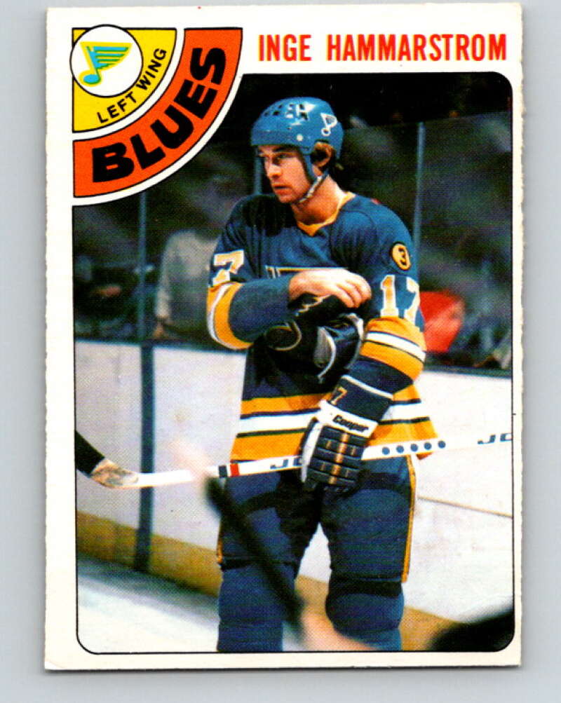 1978-79 O-Pee-Chee #53 Inge Hammarstrom  St. Louis Blues  V21580