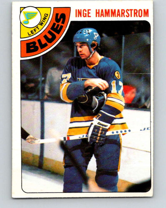 1978-79 O-Pee-Chee #53 Inge Hammarstrom  St. Louis Blues  V21581