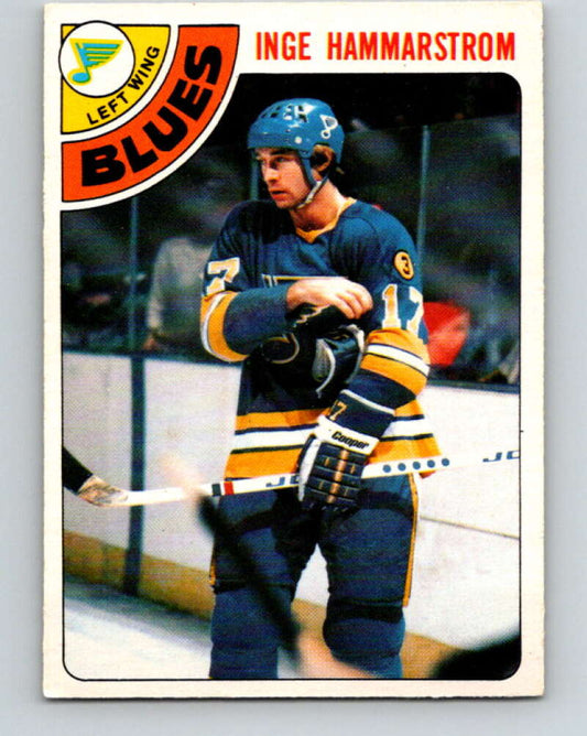 1978-79 O-Pee-Chee #53 Inge Hammarstrom  St. Louis Blues  V21583
