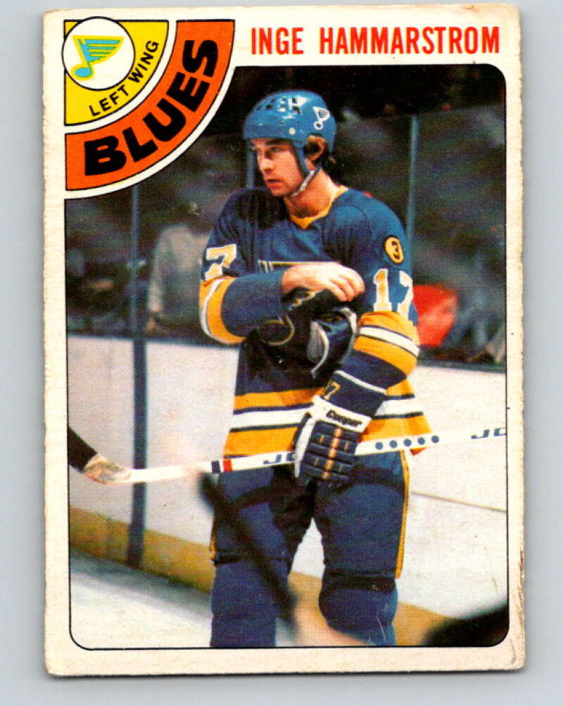 1978-79 O-Pee-Chee #53 Inge Hammarstrom  St. Louis Blues  V21584