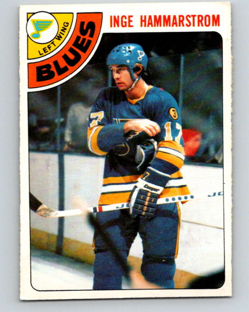 1978-79 O-Pee-Chee #53 Inge Hammarstrom  St. Louis Blues  V21585