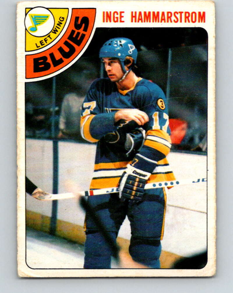 1978-79 O-Pee-Chee #53 Inge Hammarstrom  St. Louis Blues  V21586