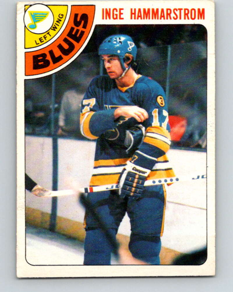 1978-79 O-Pee-Chee #53 Inge Hammarstrom  St. Louis Blues  V21587