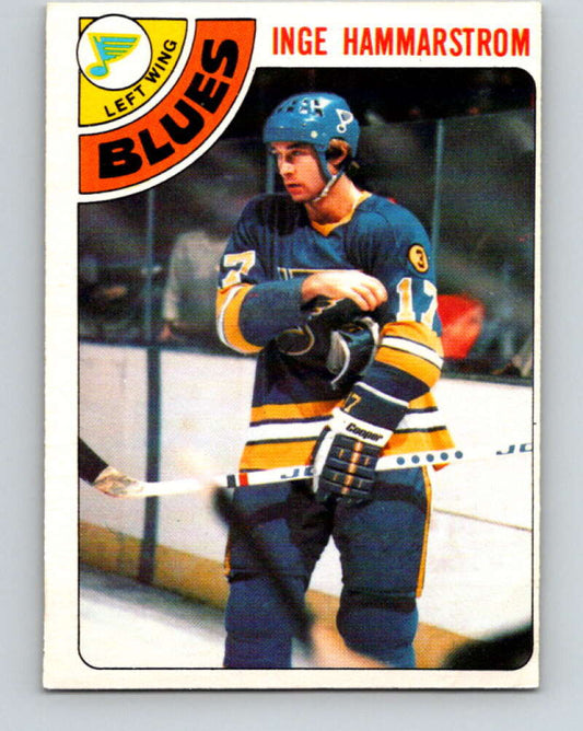 1978-79 O-Pee-Chee #53 Inge Hammarstrom  St. Louis Blues  V21588