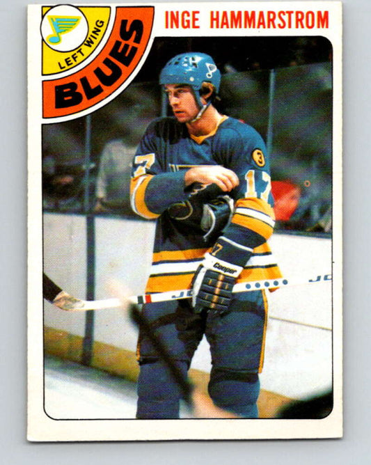 1978-79 O-Pee-Chee #53 Inge Hammarstrom  St. Louis Blues  V21589