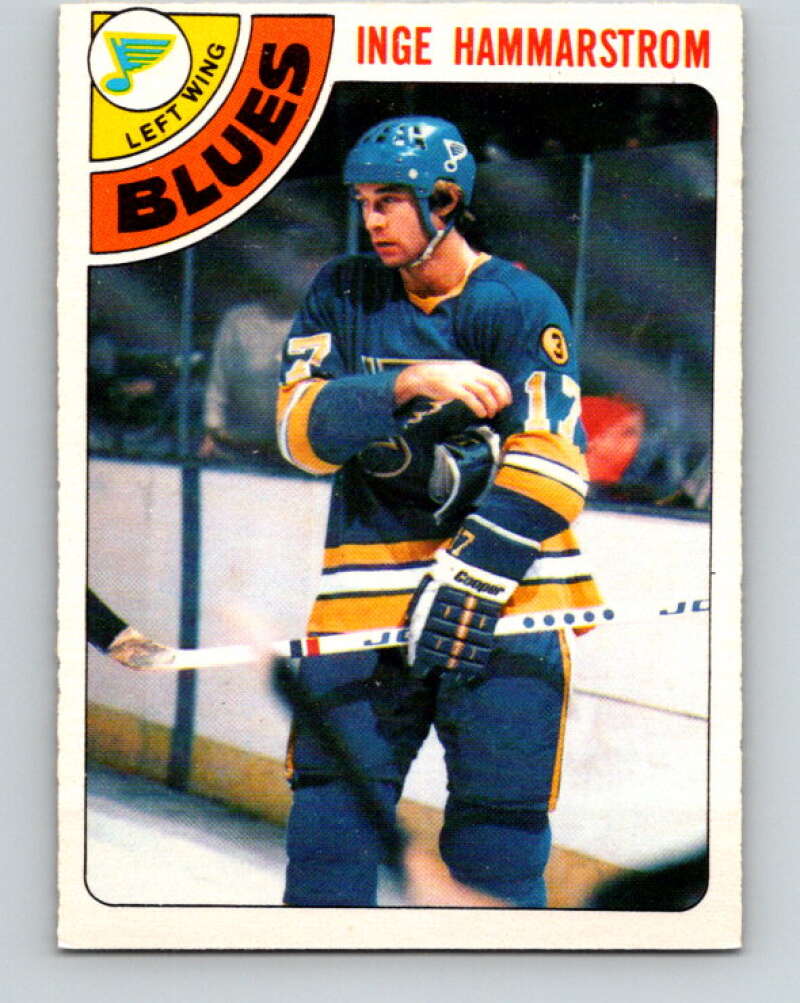 1978-79 O-Pee-Chee #53 Inge Hammarstrom  St. Louis Blues  V21590