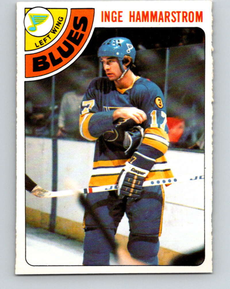 1978-79 O-Pee-Chee #53 Inge Hammarstrom  St. Louis Blues  V21591