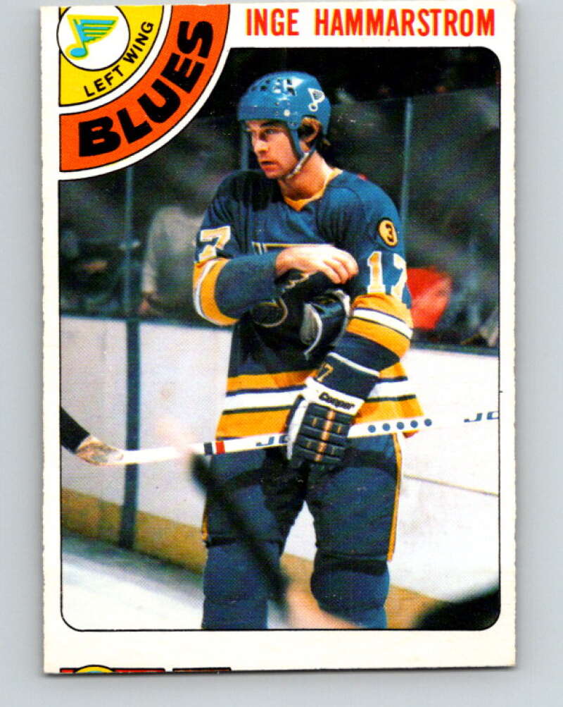 1978-79 O-Pee-Chee #53 Inge Hammarstrom  St. Louis Blues  V21592