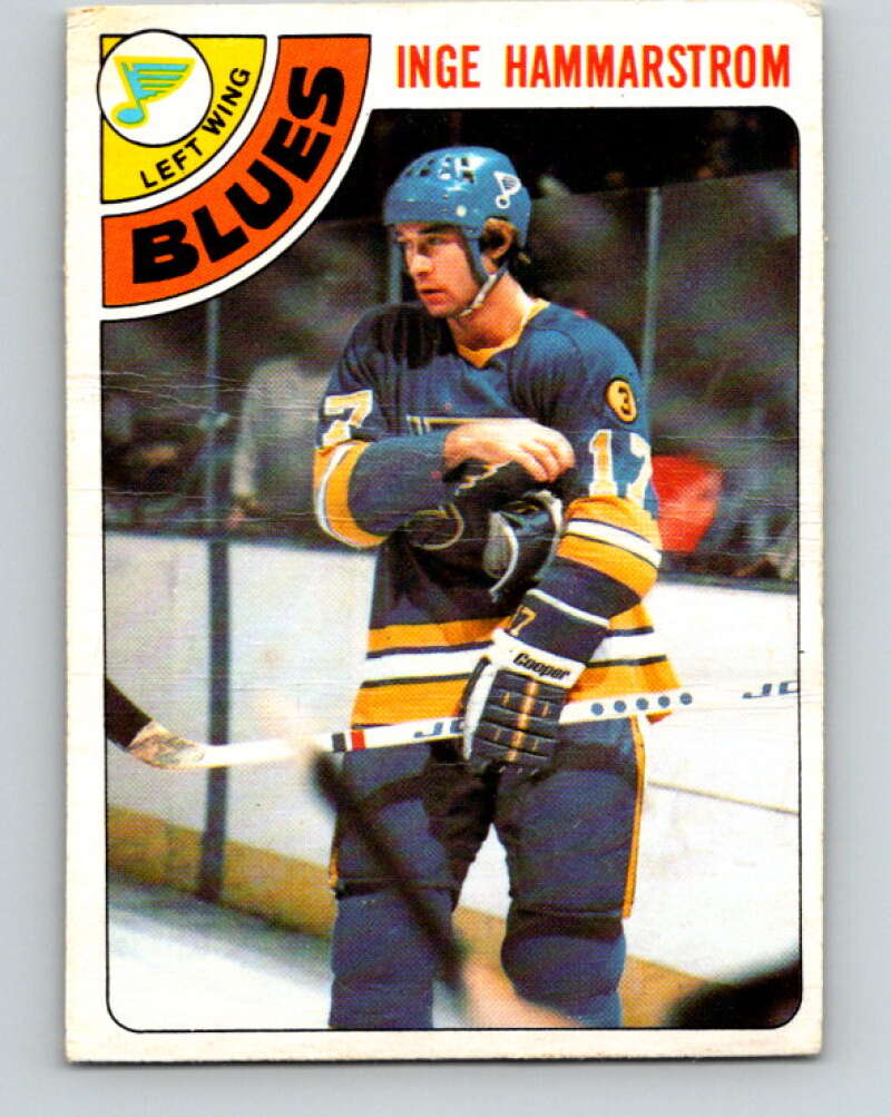 1978-79 O-Pee-Chee #53 Inge Hammarstrom  St. Louis Blues  V21593