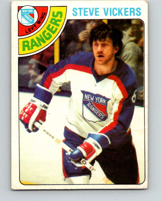 1978-79 O-Pee-Chee #55 Steve Vickers  New York Rangers  V21614